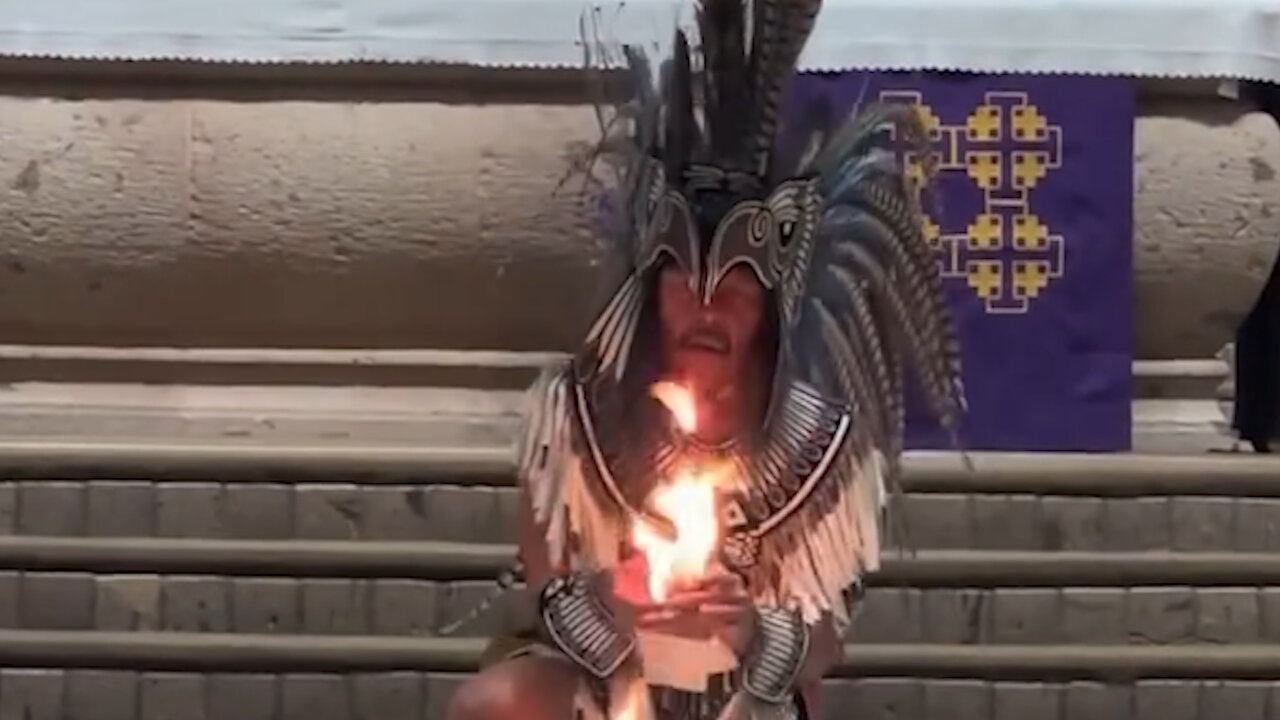 Pagan Ritual During the Feast of our Lady of Guadalupe