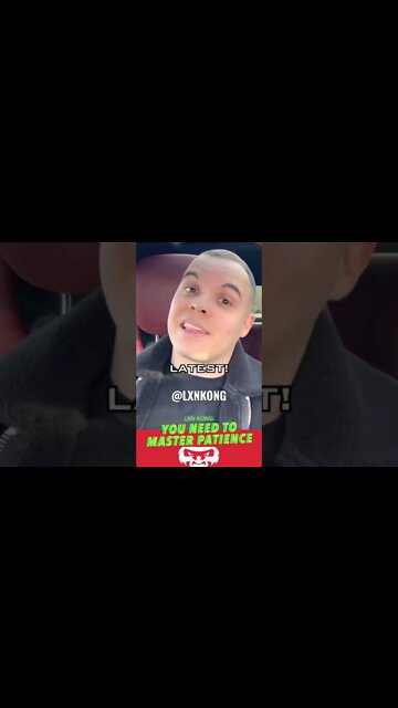 You Have To Be Patient