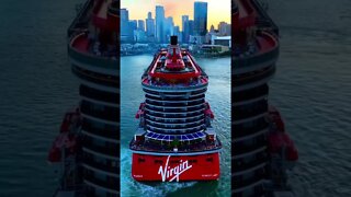 Scarlet Lady Looks LOVELY In Miami #scarletlady #miami #timelapse #sunset