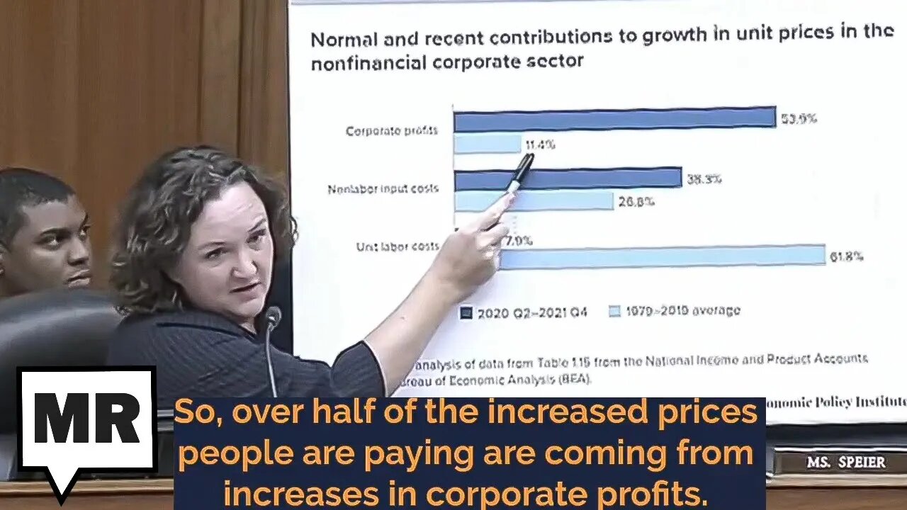 Katie Porter EXPOSES Corporate Greed Causing Inflation