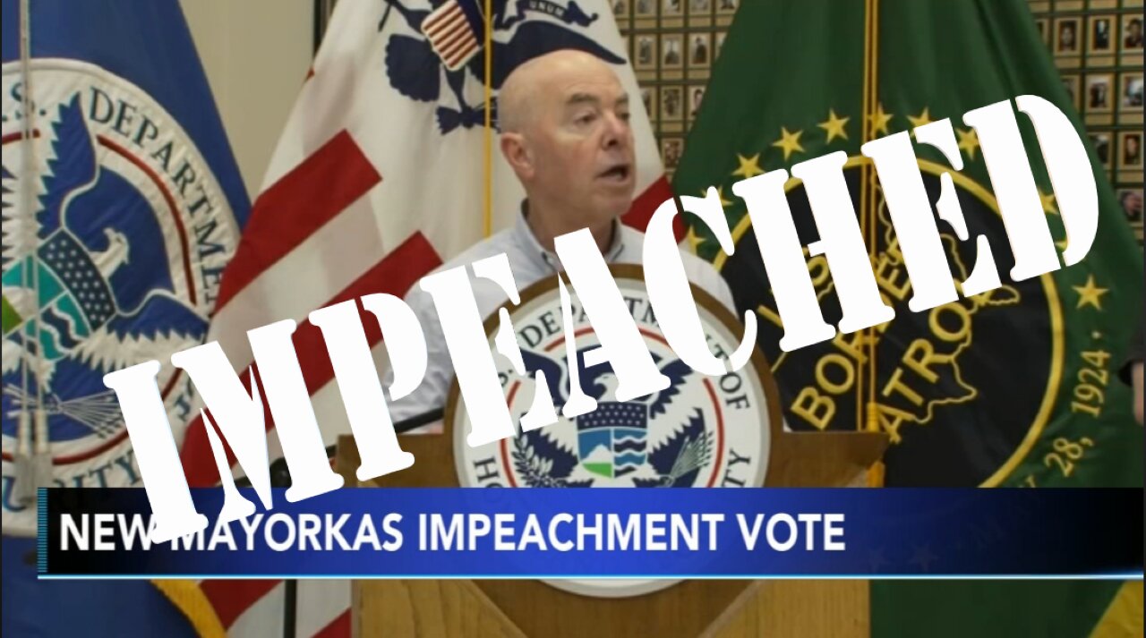 MAYORKAS FINALLY HAS BEEN IMPEACHED THROUGHT THE HOUSE AND THE WHITEHOUSE BULL$HIT STATEMENT !!!