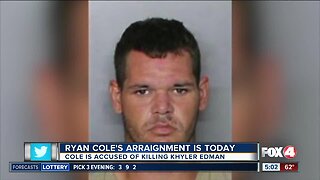 Ryan Cole set to be arraigned t oday