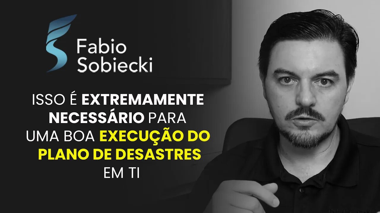 ISSO É EXTREMAMENTE NECESSÁRIO PARA UMA BOA EXECUÇÃO DO PLANO DE DESASTRES EM TI | CORTES