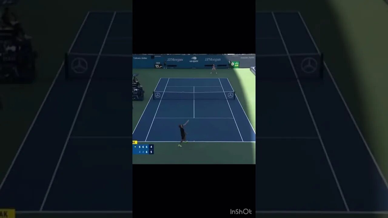Jannik Sinner INSANE Shot!! 🤯 #tennis #shorts