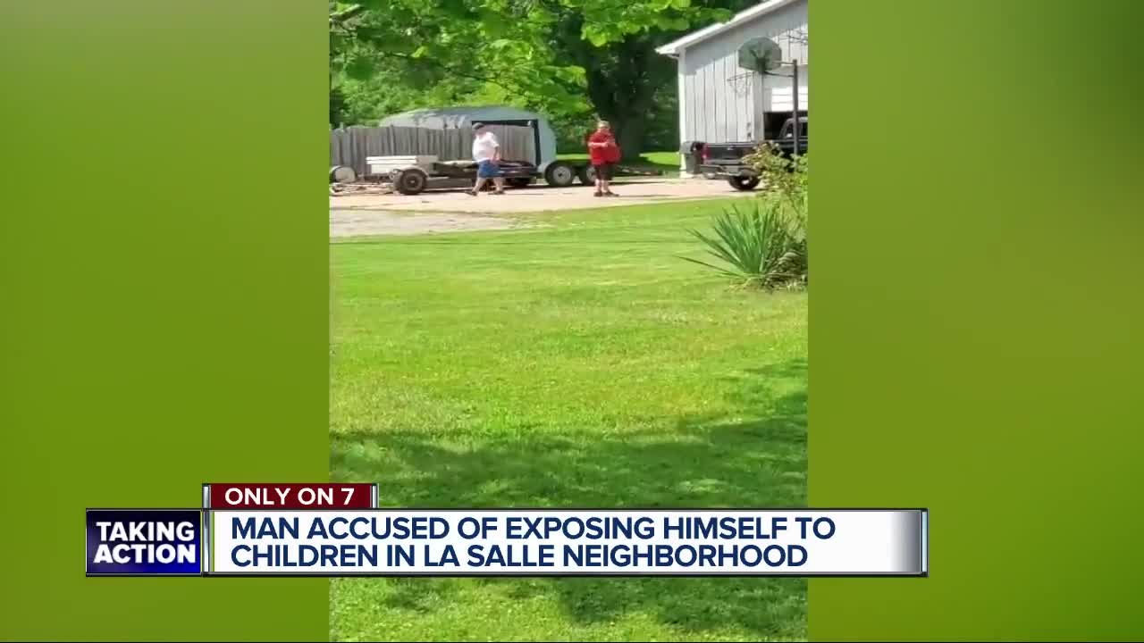 Man accused of exposing himself to children in LaSalle neighborhood