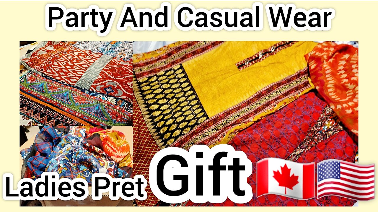 Party And Casual Wear| Ladies Pret| Dresses| A Gift From Canada 🇨🇦 Brands| Branded Clothes| USA 🇺🇸