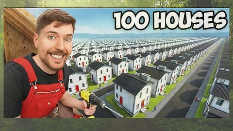 I Built 100 Houses And Gave Them Away!