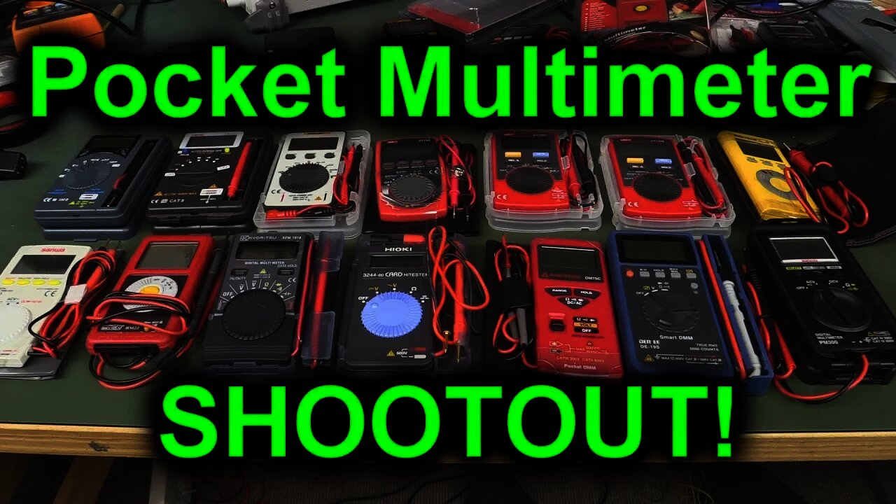 EEVblog #1083 - Pocket Multimeter Shootout