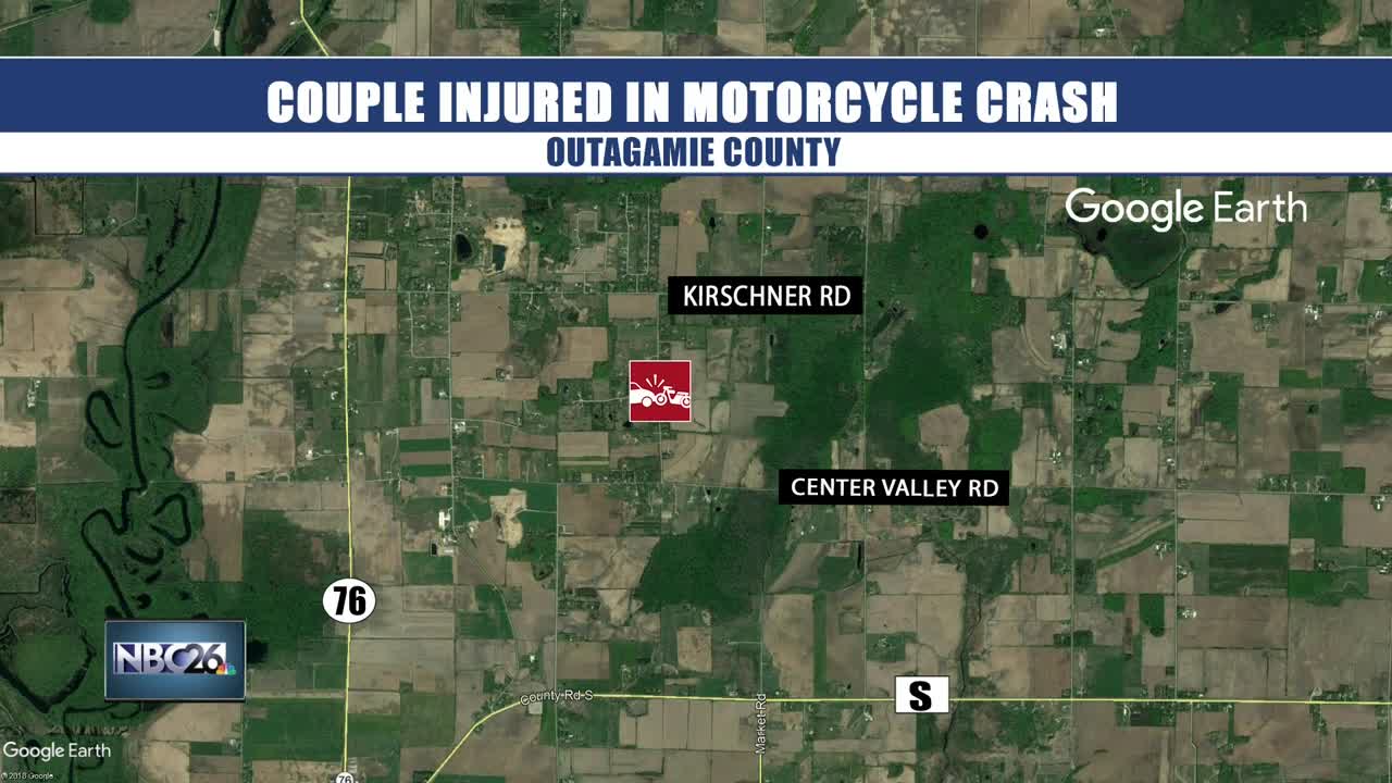 Couple injured in motocycle crash