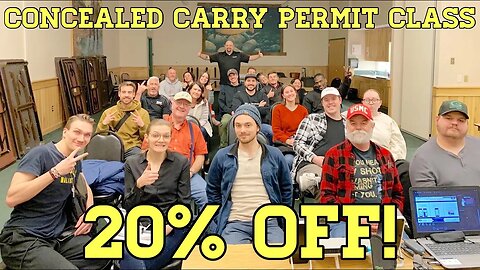 Concealed Carry Class Discount!