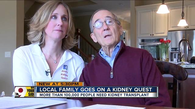 Cincinnati family searching for kidney for grandfather