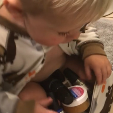 Troublemaker Tot Hides Mom's Makeup (Funny!)