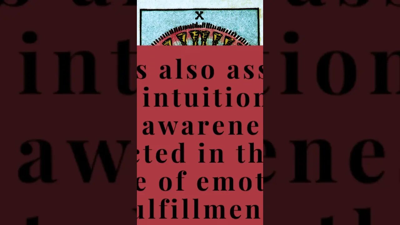 TAROT- 10 of Cups - 3 Part Series 2 #shorts #inspiration #tarot