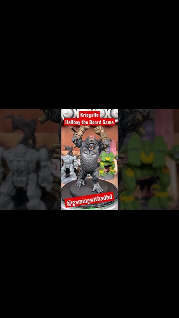 Gaming with ADHD Miniature Showcase 152 #shorts