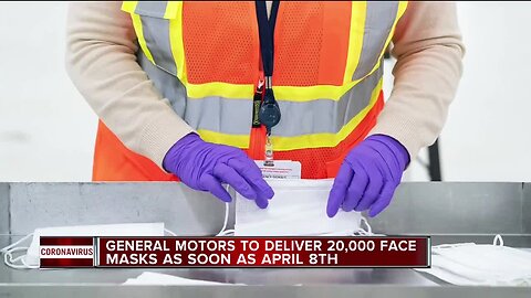 GM to deliver 20,000 face masks as soon as April 8