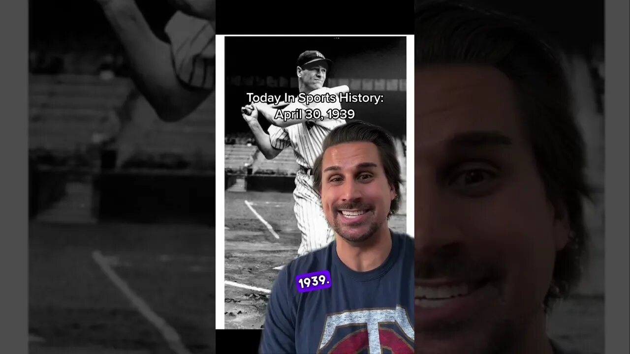 TODAY IN SPORTS HISTORY: 4/30/1939 #shorts