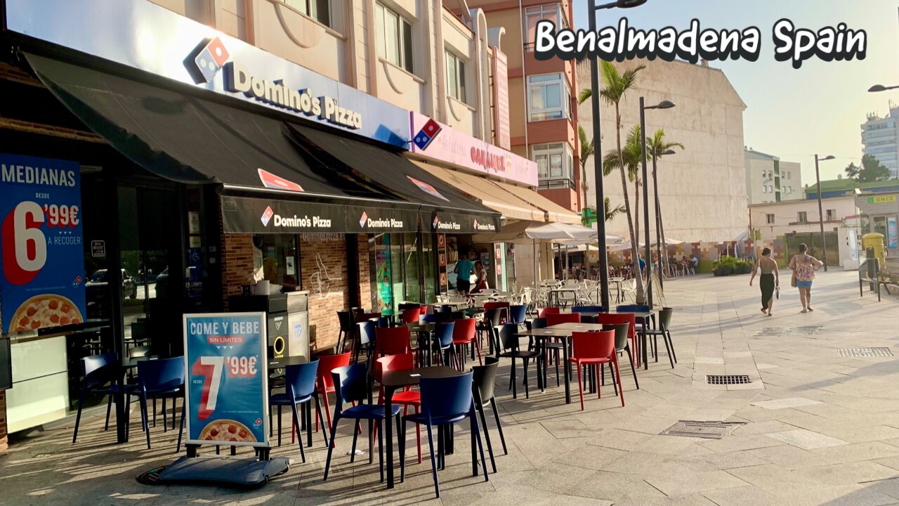 Unlimited Pizza! Domino’s Pizza Arroyo de la Miel Benalmadena Spain