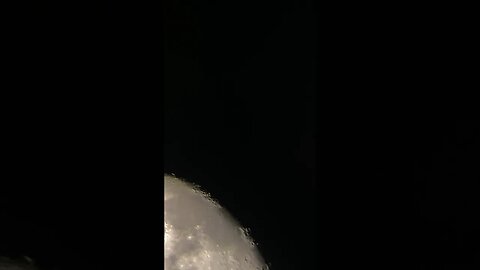 Our Moon From Indiana!!! Recorded With Telescope And IPhone.