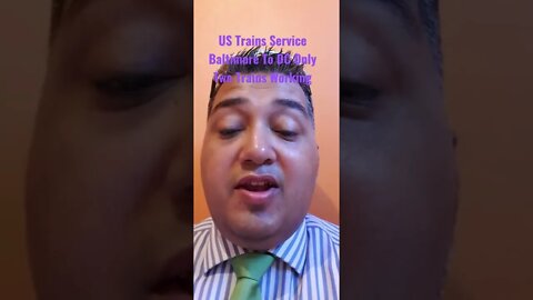 #US #Trains #Service #Baltimore To #DC Only Two Trains Working #Spare #Parts #Shortage