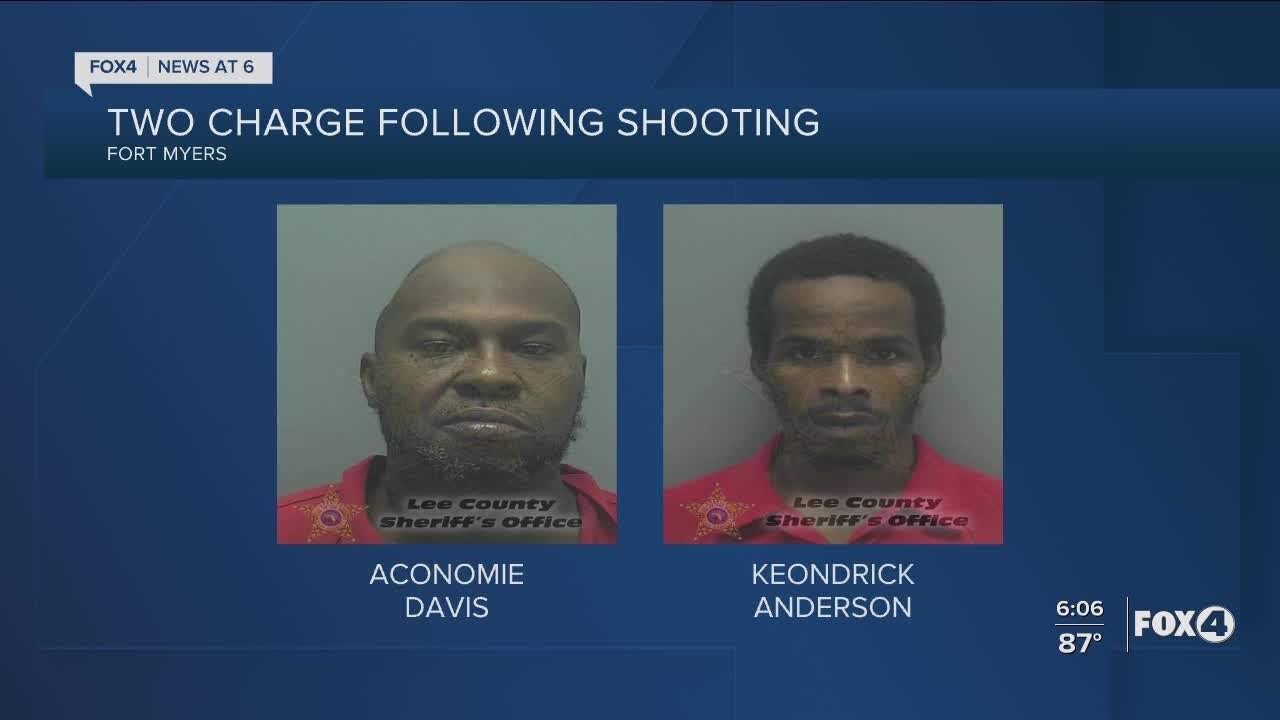 Police arrest two as investigation continues for shooting at Ford St. and Market St. in Fort Myers