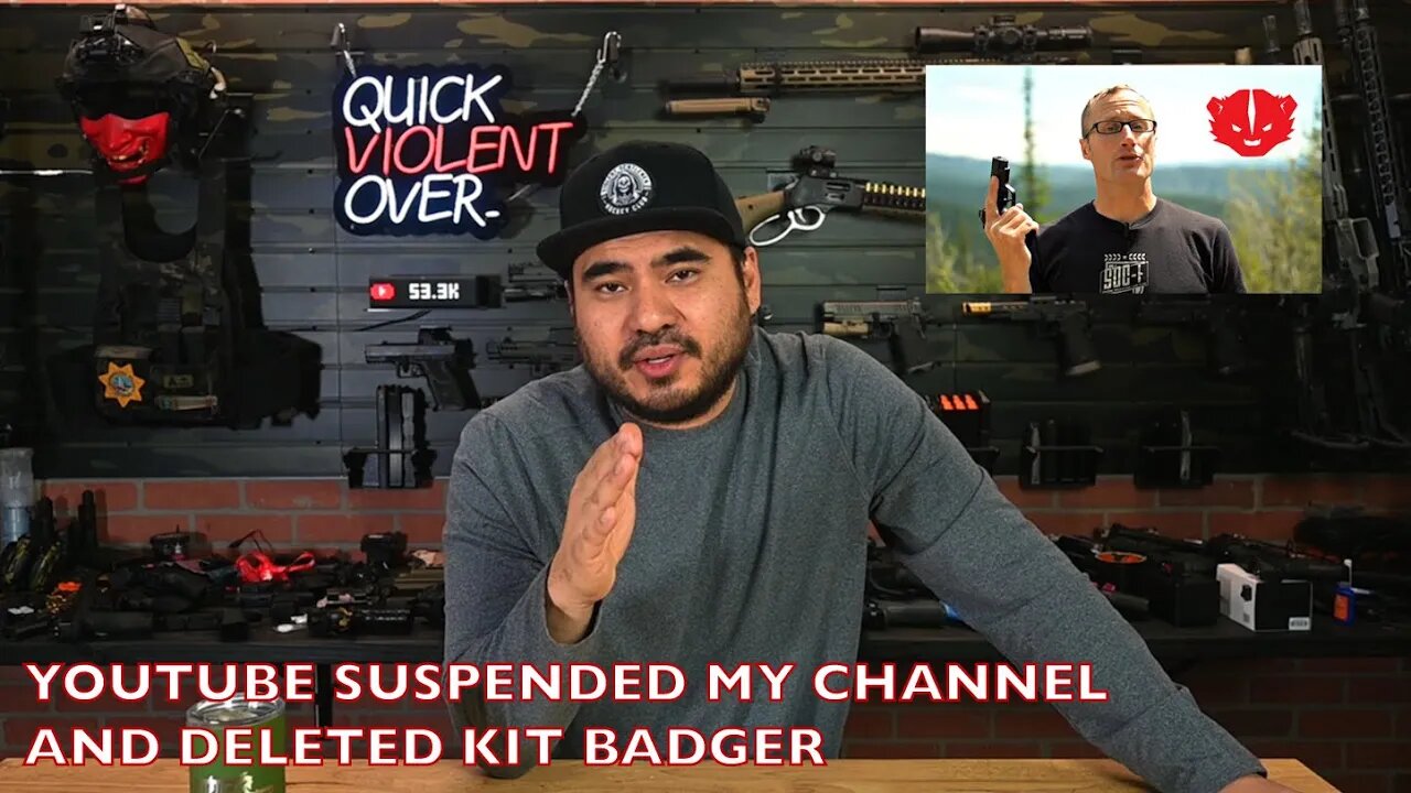 YouTube Suspended My Channel and Deleted Kit Badger!