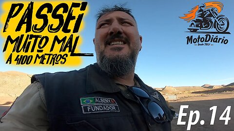 De MOTO na ALTITUDE: Passei MAL a 4100 metros na Cuesta Del Lipán. MEA EP.14