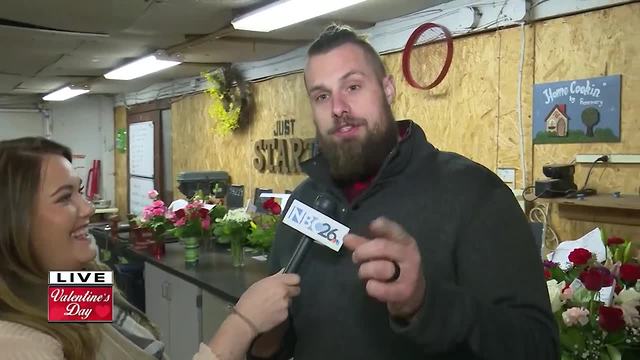 Valentines day at Green Bay Floral and Greenhouse