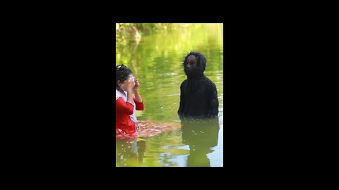 devil prank in the water 💦