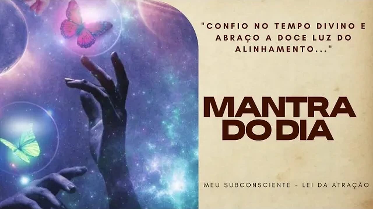 MANTRA DO DIA 🌞🕰️ CONFIO NO TEMPO DIVINO E ABRAÇO A DOCE LUZ DO ALINHAMENTO #mantra