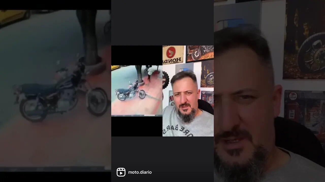 Queria levar a moto e levou…..