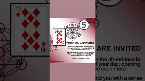 10 of Diamonds - What Are You Choosing To See?