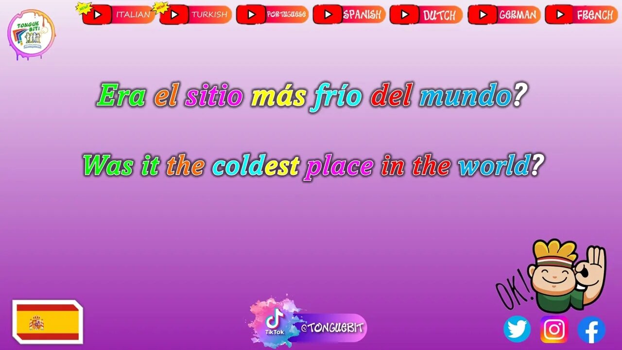 New Spanish Review! \\ Week 7 Compilation // Learn Spanish with Tongue Bit!