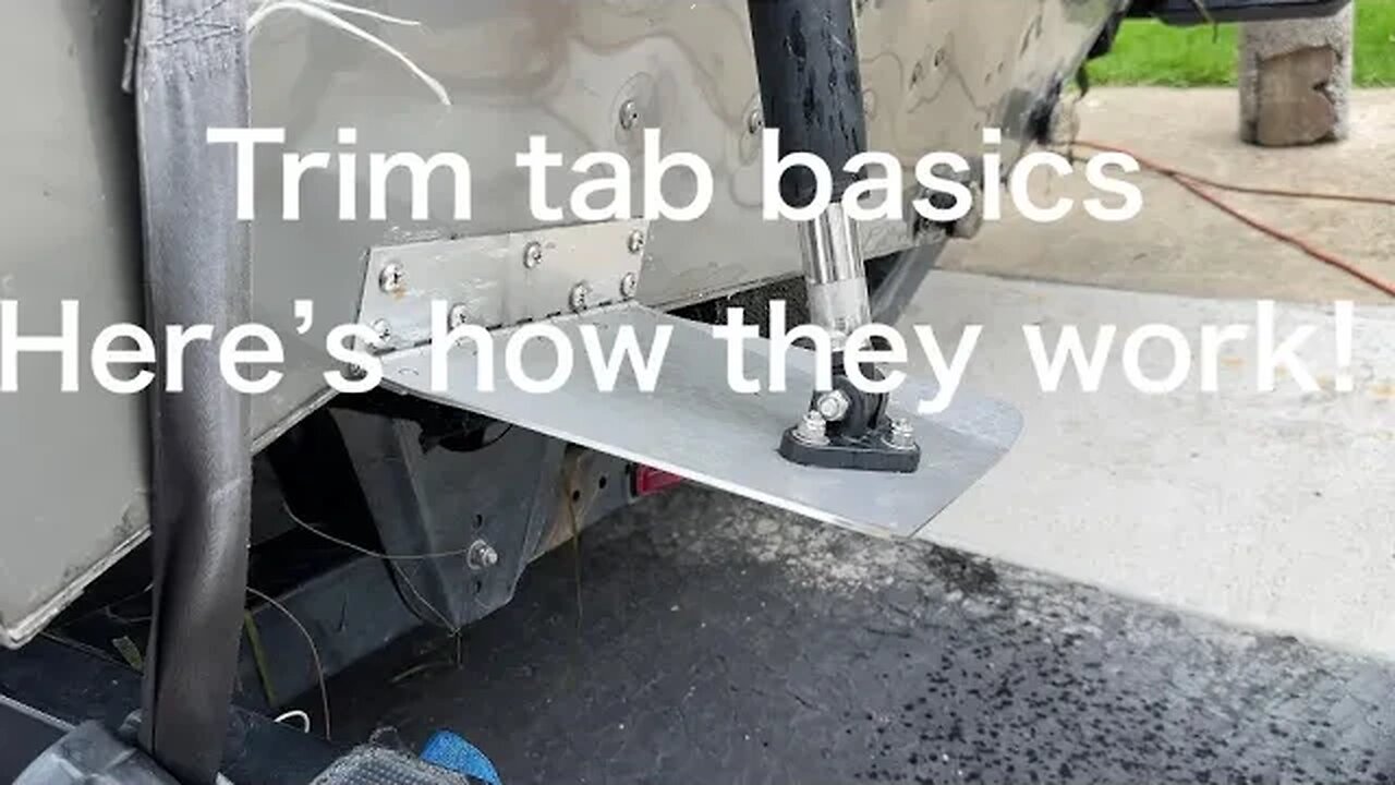 How trim tabs will work for your boat #trimtabs #lakeerie