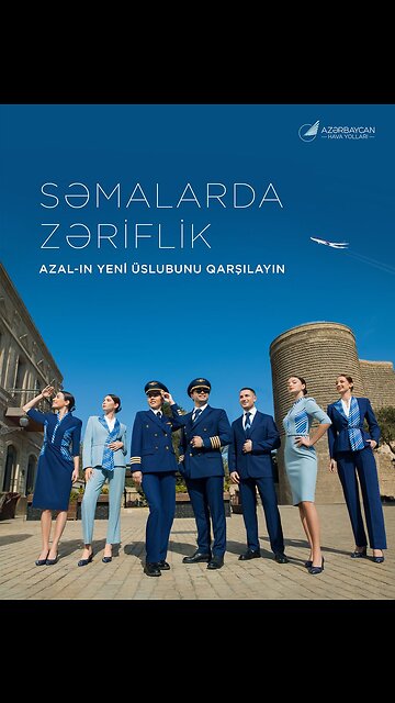 Azerbaijan Airlines apresenta novos uniformes,Azerbaijan Airlines show new uniforms