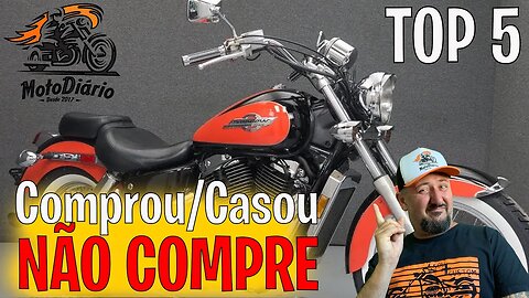 5 motos CUSTOM com mais de 1000cc, COMPROU CASOU com o Mecânico