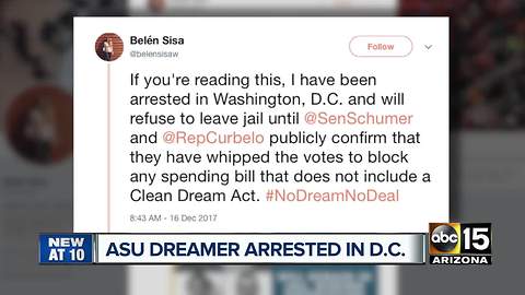 ASU ‘Dreamer’ arrested in Washington, D.C.