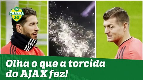 É Libertadores? Torcida do AJAX faz o "inferno" com o Real Madrid!