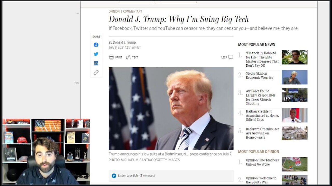 Ready For WAR! President Trump Taking On Big Tech Censorship