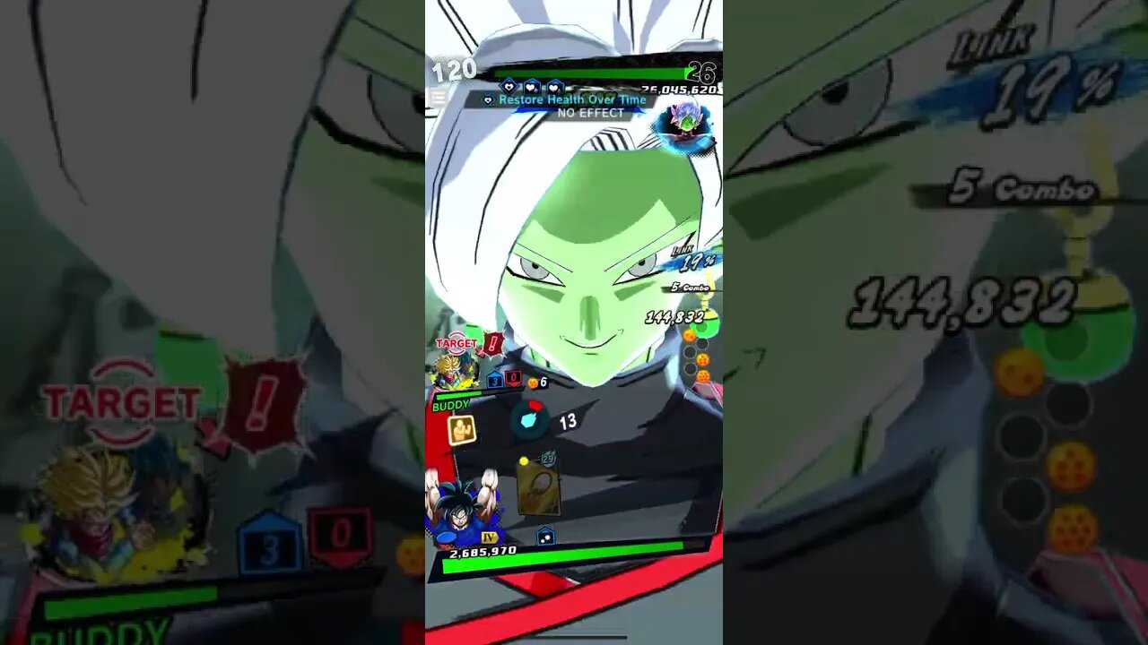 Dragon Ball Legends - Raid Boss Strikes! Festival Raid vs. Fusion Zamasu (DBL24-08S) Gameplay