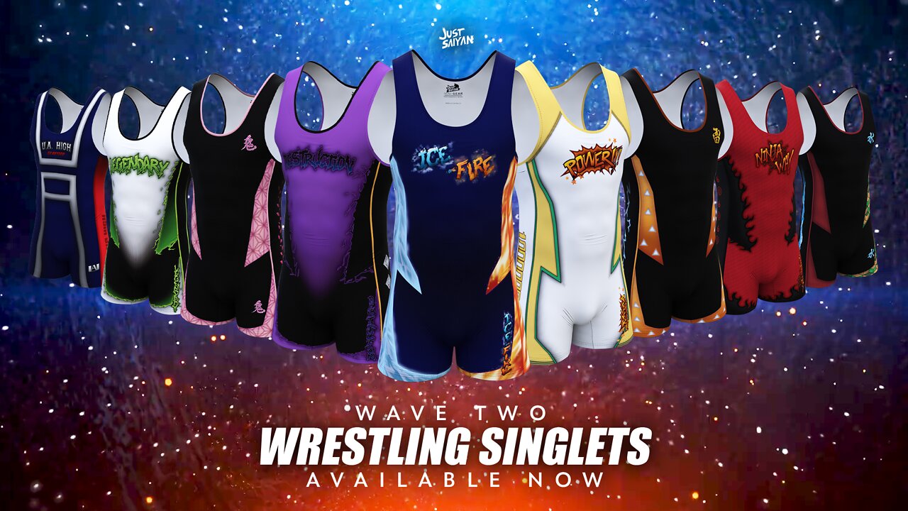 Wrestling Singlets Wave 2 - JustSaiyan Gear