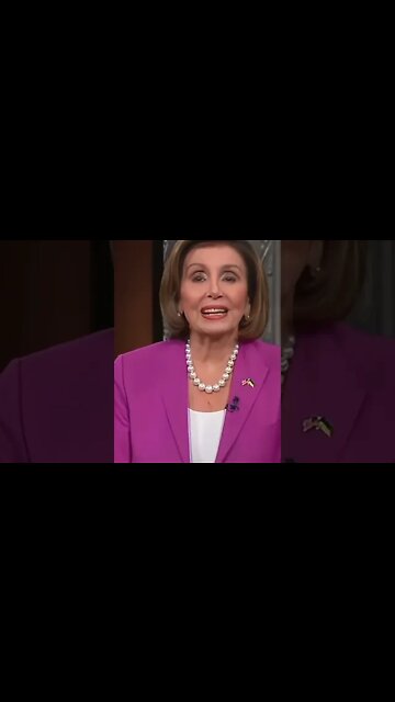 Pelosi, Mentioning Trump!!