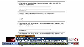 New survey on water quality impacting business in Southwest Florida