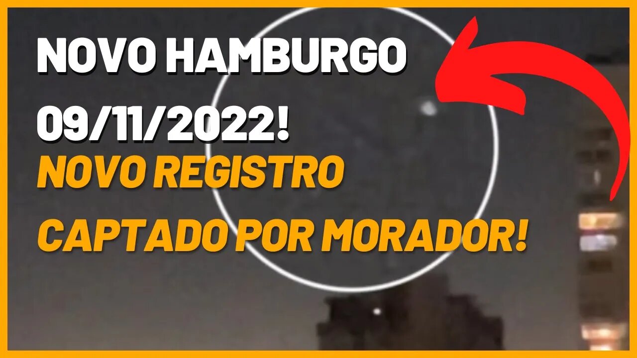 Novo registro de óvni captado por morador!