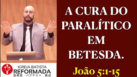 A CURA DO PARALÍTICO NO TANQUE DE BETESDA. João 5:1-15 Glauber Manfredini