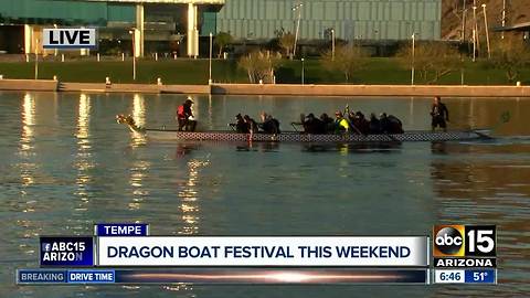 Dragon Boat Festival kicking off at Tempe Town Lake