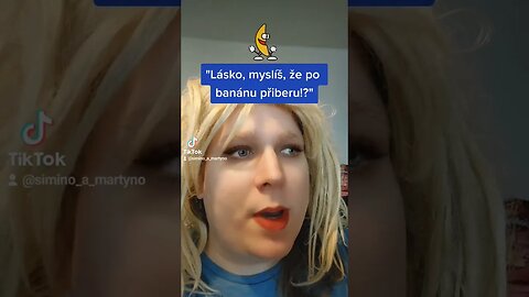 STARÁ se MĚ ZEPTALA, JESTLI po BANÁNU PŘIBERE! NEUVĚŘÍTE, CO JSEM JI ODPOVĚDĚL! 🤣 #funny #tiktok #cz