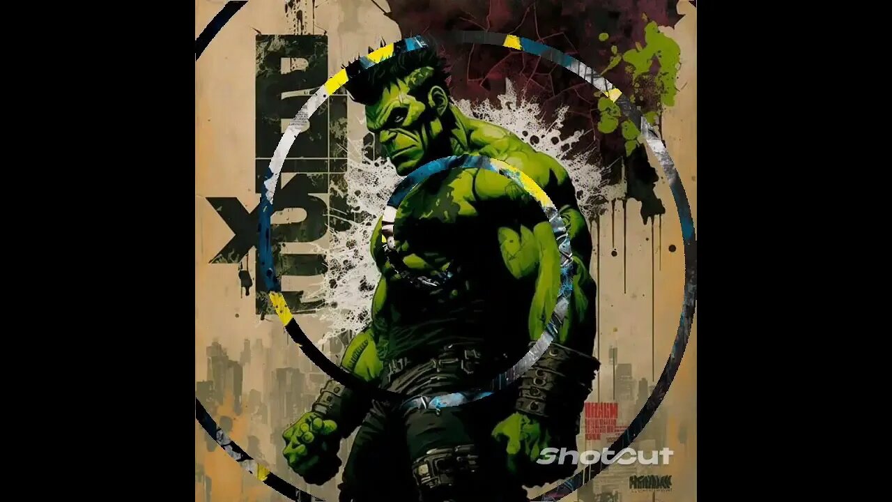 Punk Rock Superhero Artwork