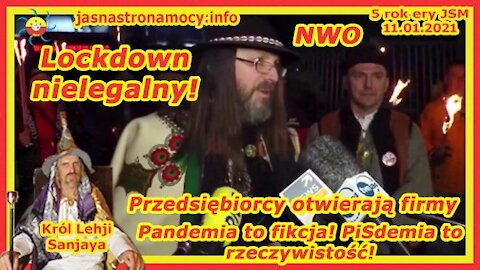 Lockdown nielegalny! Przedsiębiorcy otwierają firmy Pandemia to fikcja! NWO