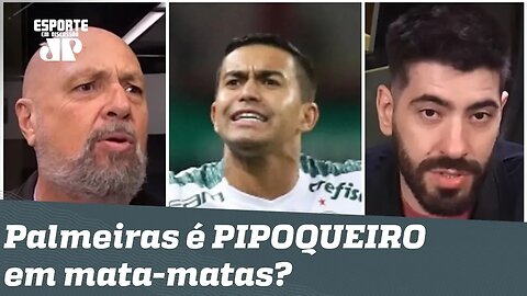 O Palmeiras da Crefisa é PIPOQUEIRO em mata-matas? Veja DEBATE!