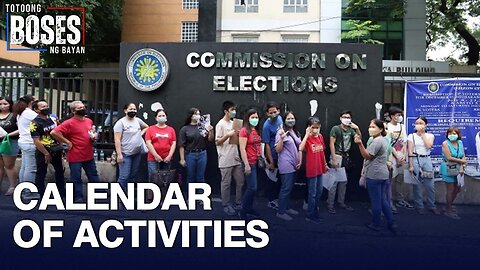 Calendar of activities para sa 2025 elections, inilabas na ng ComElec